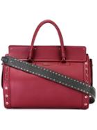 Furla Studded Tote, Women's, Red, Leather