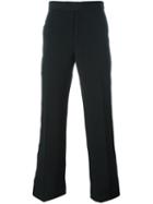 Alexander Mcqueen Straight Leg Trousers, Men's, Size: 48, Black, Polyamide/acetate/viscose/wool