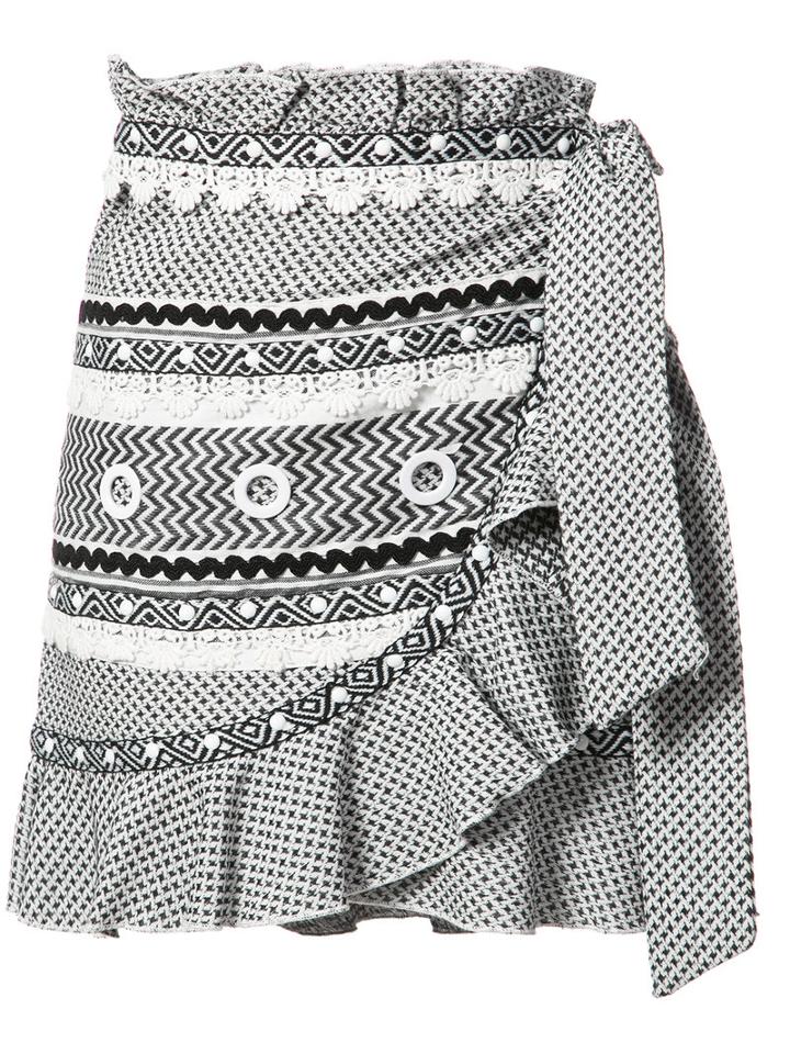 Dodo Bar Or Abigail Skirt, Women's, Size: Large, Black, Cotton