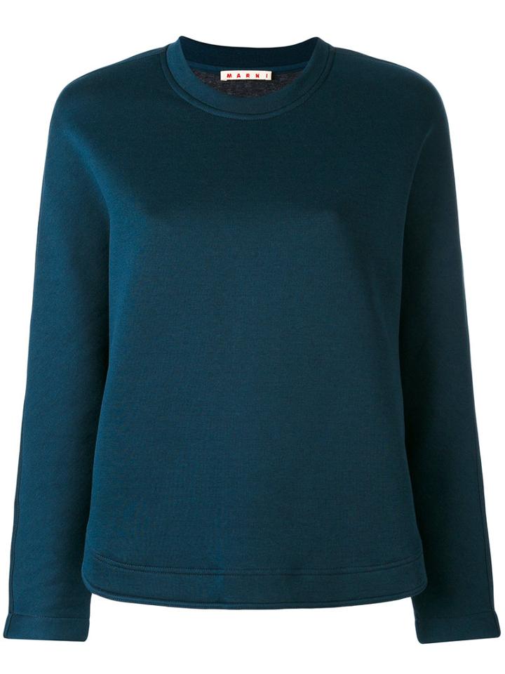 Marni - Long Sleeve Blouse - Women - Cotton/nylon - 38, Green, Cotton/nylon