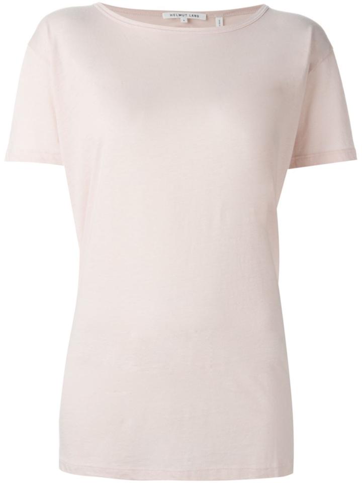 Helmut Lang Open Back T-shirt - Pink & Purple