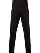 Wvm Drop-crotch Straight Jeans, Men's, Size: 30, Black, Cotton/polyurethane/buffalo Leather