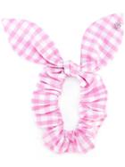 Maison Michel - Dorothea Scrunchie - Women - Cotton - One Size, Pink/purple, Cotton