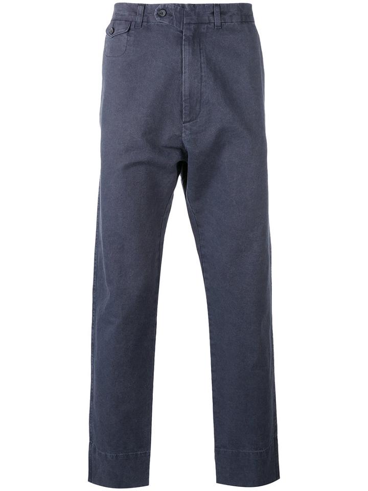 Hope - Cropped Trousers - Men - Cotton/linen/flax - 52, Blue, Cotton/linen/flax