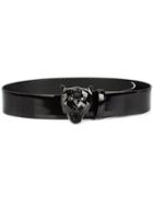 Philipp Plein 'major' Belt, Men's, Size: 95, Black, Calf Leather