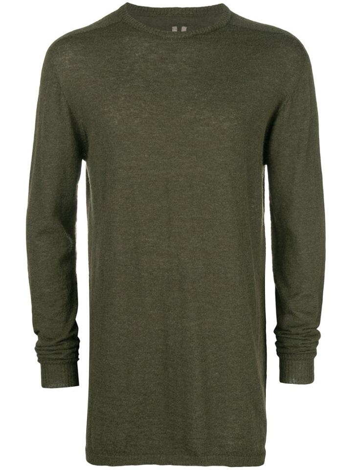 Rick Owens Back Pleat Sweater - Neutrals