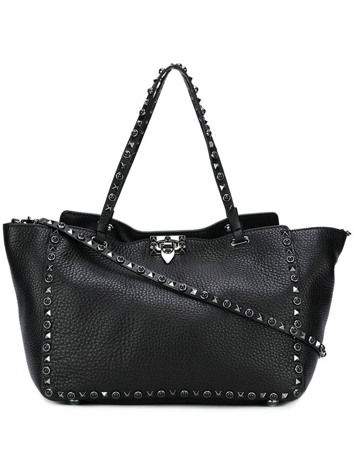 Valentino Medium 'rockstud Rolling' Trapeze Tote