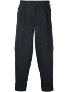 Kolor Cropped Chinos - Black