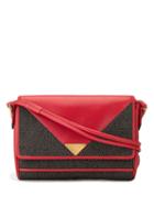 Yves Saint Laurent Pre-owned Logo Plaque Shoulder Bag - Red