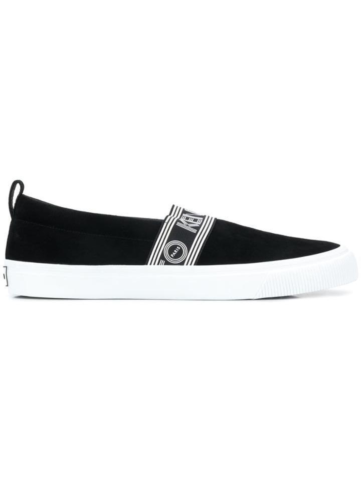 Kenzo Logo Band Sneakers - Black