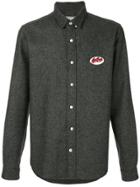 Ami Alexandre Mattiussi Button-down Shirt Chest Patch - Grey