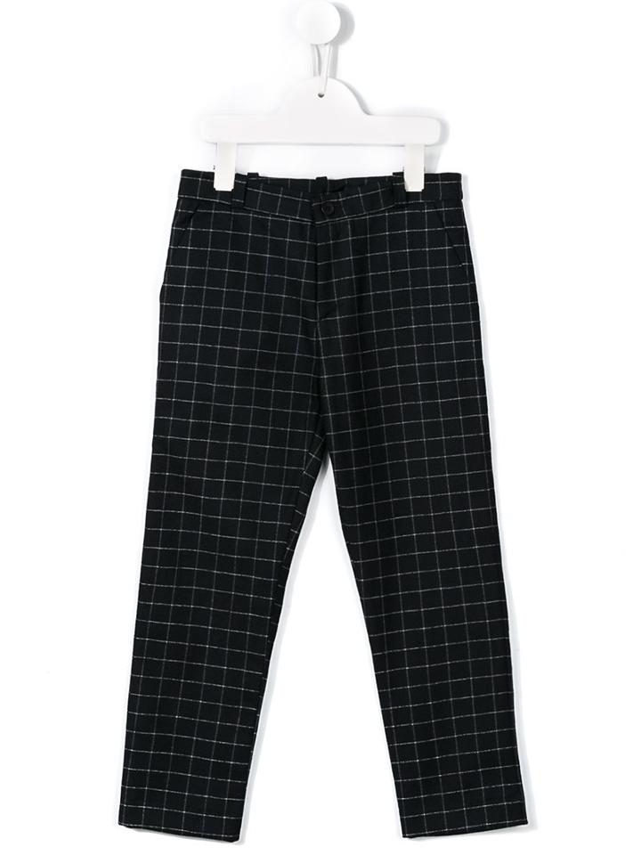 Max & Lola Checked Trousers, Boy's, Size: 10 Yrs, Blue