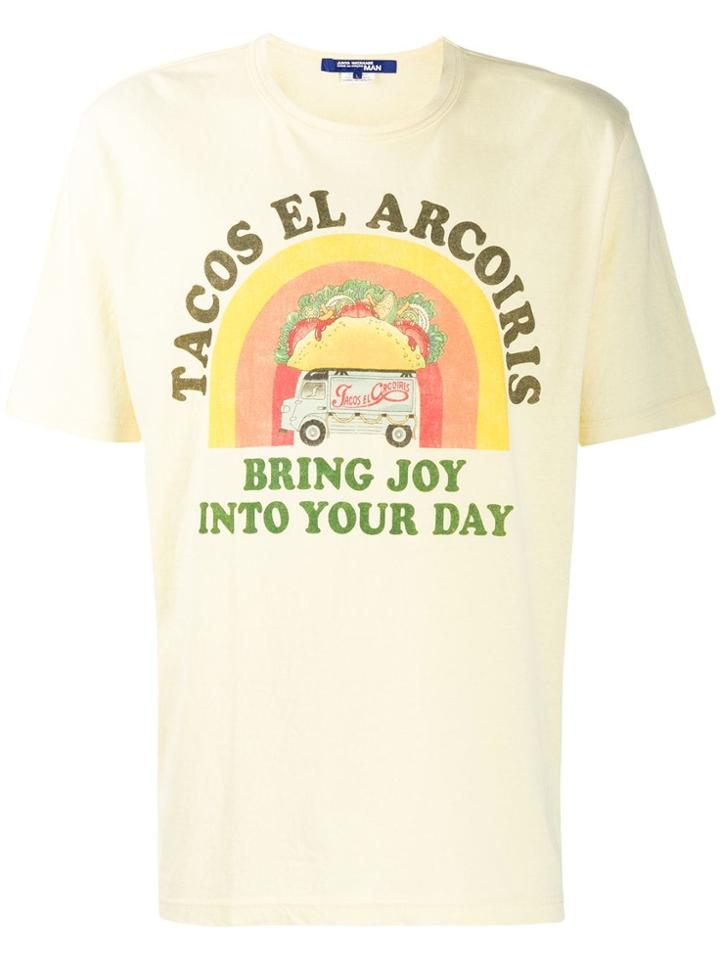 Junya Watanabe Man Tacos Print T-shirt - Yellow