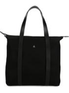 Mismo Square Shoulder Bag, Adult Unisex, Black, Leather/nylon