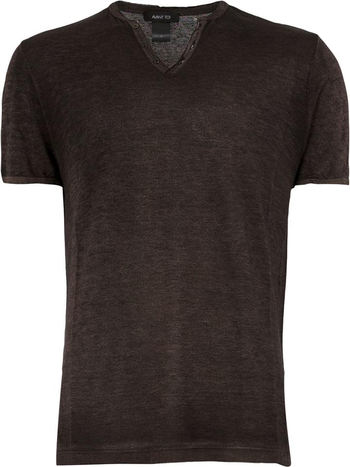Avant Toi Basic T-shirt - Black