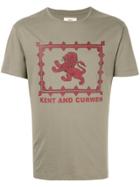Kent & Curwen Lion Frame Print T-shirt - Green