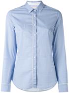 Jacob Cohen - Mini Deco Print Shirt - Women - Cotton/polyamide/spandex/elastane - L, Blue, Cotton/polyamide/spandex/elastane