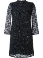 Giamba Embroidered Sequin Dress