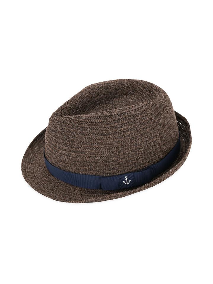 Familiar - Woven Sun Hat - Kids - Polyester - 54 Cm, Brown