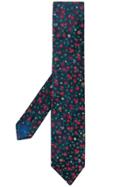 Paul Smith Floral Print Tie - Blue