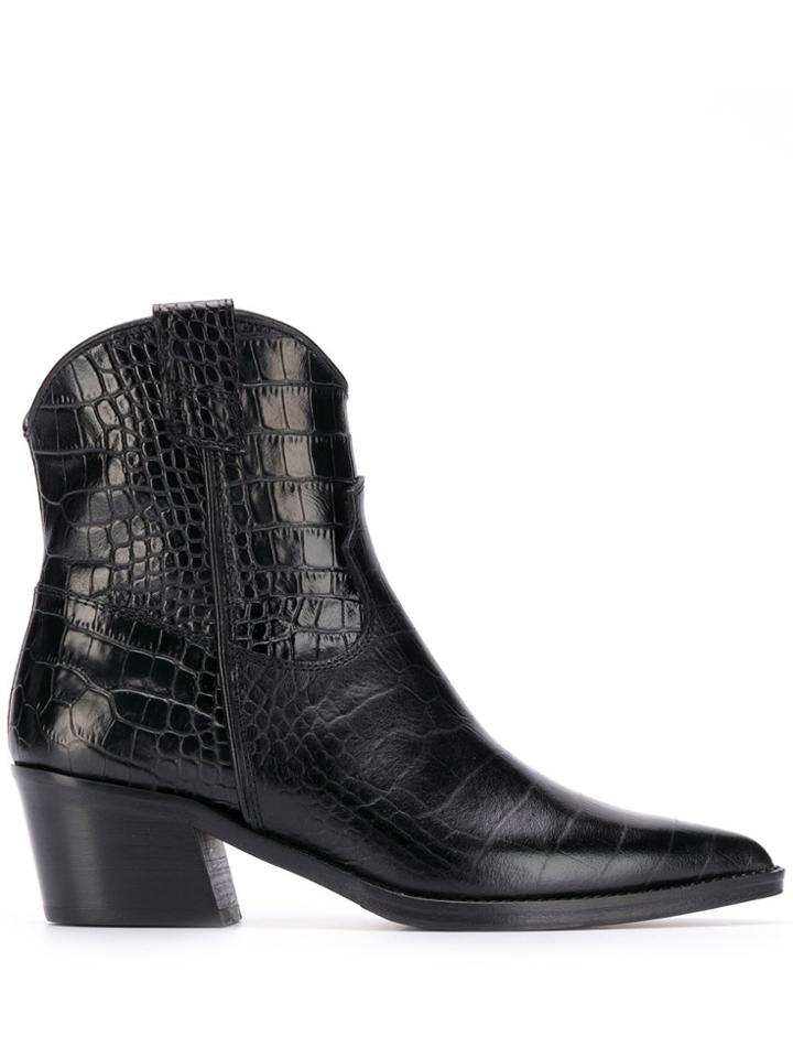 Via Roma 15 Via Roma 15 3122cocco Nero Leather/fur/exotic