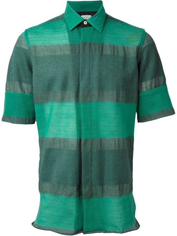 Paul Smith Striped Short Sleeve Shirt