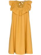 Three Graces Faye Mini Dress - Yellow & Orange