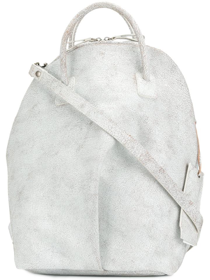 Marsèll Worn Effect Backpack - White