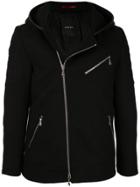 Loveless Off-centre Zipped Jacket - Black