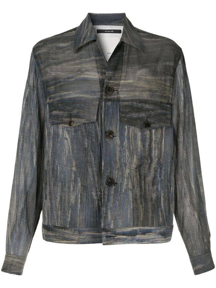 Song For The Mute Denim Jacket - Grey