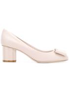 Salvatore Ferragamo Bow-embellished Pumps - Pink