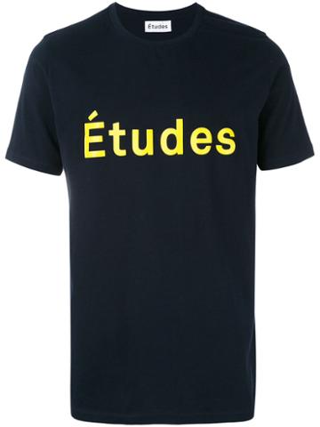 Études - Page Etudes T-shirt - Men - Cotton - S, Blue, Cotton