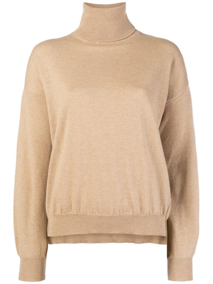 Mauro Grifoni Round Neck Jumper - Nude & Neutrals