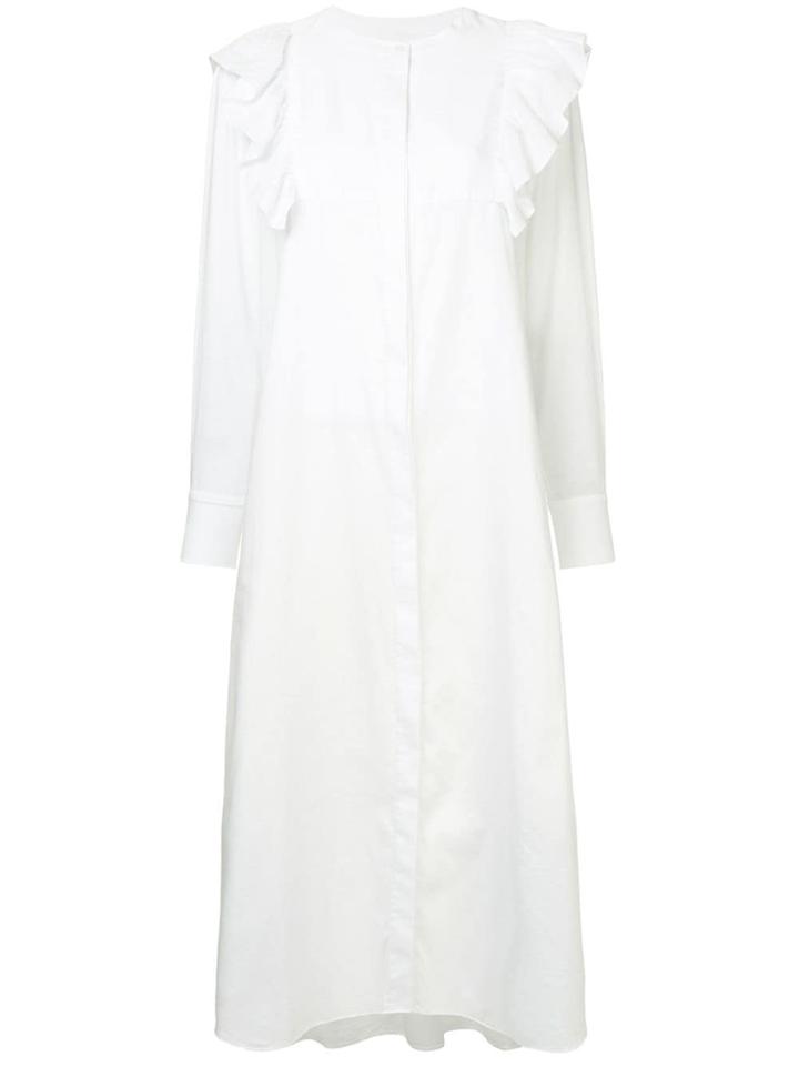 Macgraw Signal Shirt Dress - White