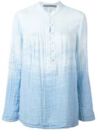 Raquel Allegra Tie-dye Print Shirt, Women's, Size: 1, Blue, Cotton