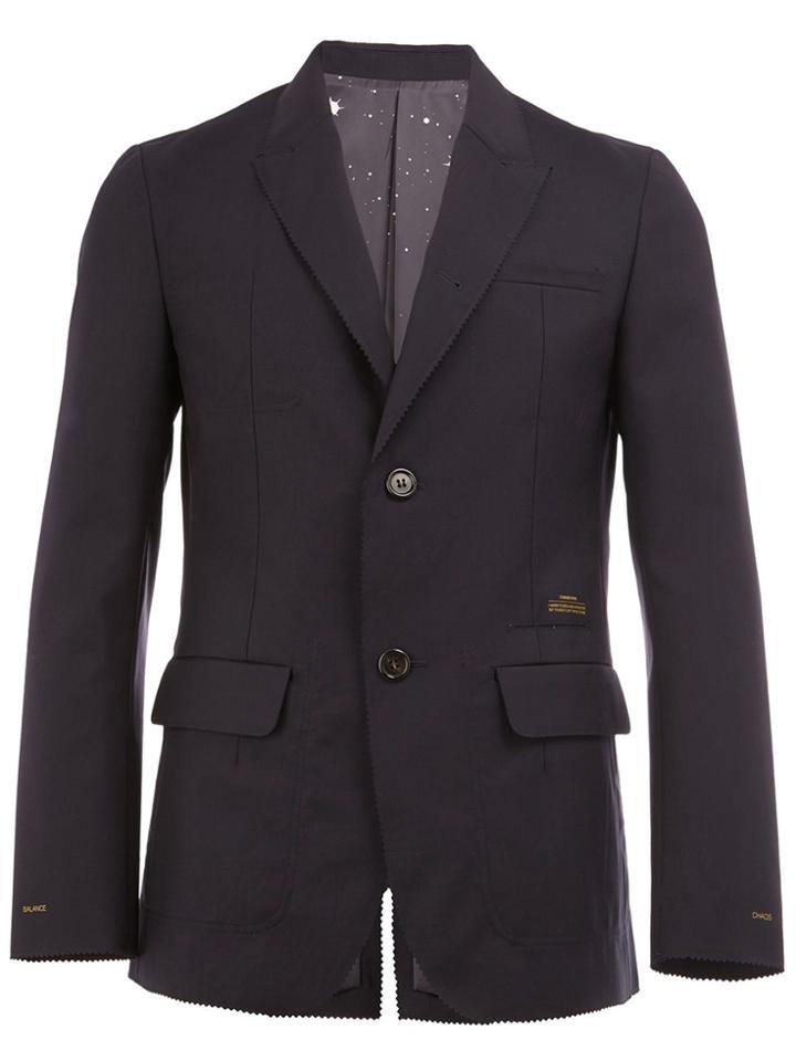 Undercover Single Breasted Blazer - Blue