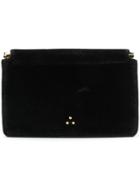 Jérôme Dreyfuss Velvet Clutch Bag - Black