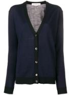 Golden Goose Deluxe Brand Contrast Knitted Cardigan - Blue