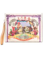 Etro Circus Print Clutch Bag - Nude & Neutrals