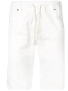 Diesel Short Denim Shorts - White