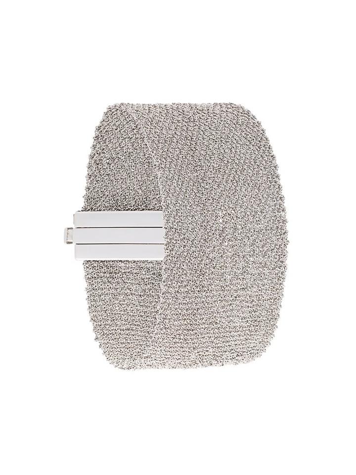 Carolina Bucci 18kt White 'all Gold Woven' Bracelet
