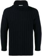 Etro Roll Neck Ribbed Sweater - Blue