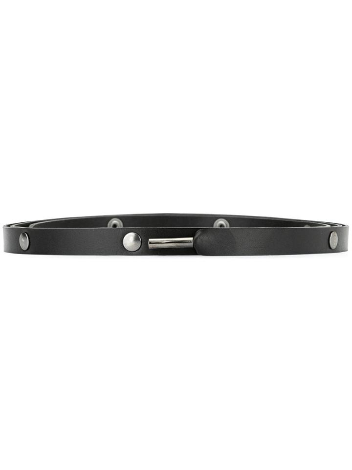 Sacai Buttoned Belt - Black