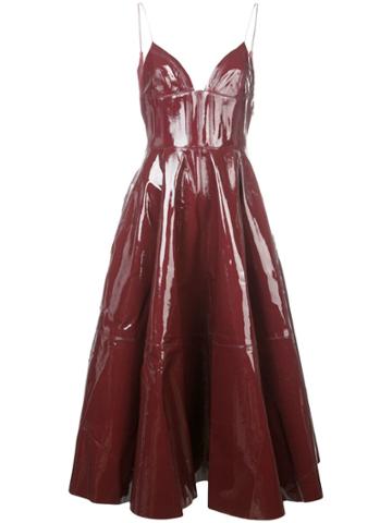 Alex Perry Alex Perry D346 Bordeaux Patent Leather - Red