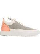 Filling Pieces Panelled Sneakers, Men's, Size: 43, Grey, Leather/rubber
