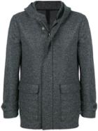 Harris Wharf London Zipped Fitted Coat - Grey
