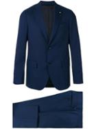 Lardini - Two-piece Suit - Men - Cupro/viscose/wool - 56, Blue, Cupro/viscose/wool