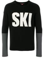 Perfect Moment Ski Colour Block Jumper - Black