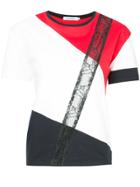 Guild Prime Colour Blocked Lace T-shirt - White