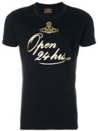 Vivienne Westwood Anglomania Printed Logo T-shirt - Black